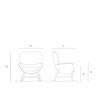 Diagram - Laurie Lounge Chair