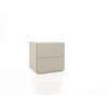 people 2 drawer nightstand - 60 seta mat lacquer