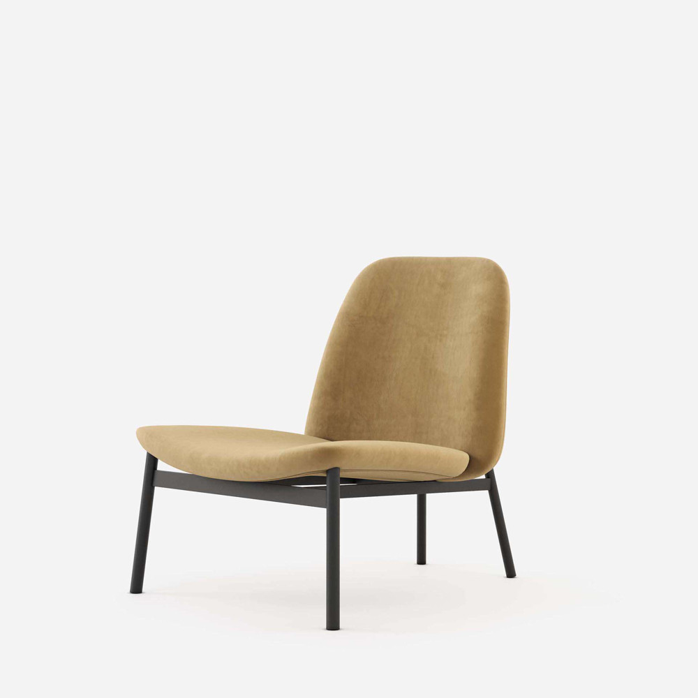 Edison Lounge Chair - Hayes Camel