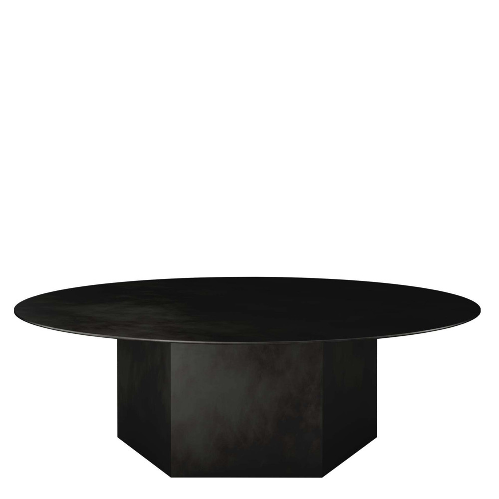 Epic Steel Coffee Table - Round 110 - Midnight Black