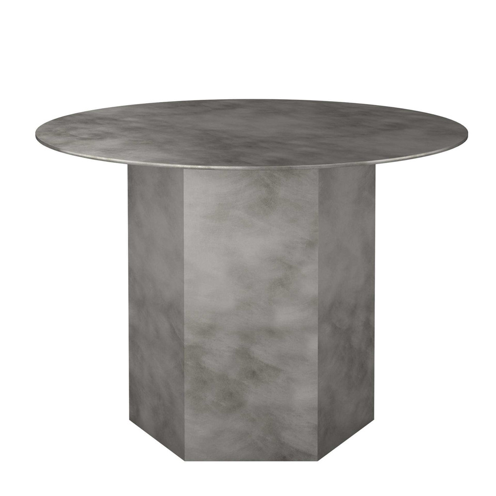 Epic Steel Side Table - Round 60 - Misty Grey