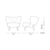 Diagram - Little Petra Lounge Chair