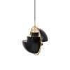 Multi-Lite Pendant Brass Base - black 4 on