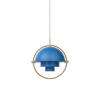 Multi-Lite Pendant Brass Base - blue 1 off