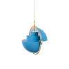 Multi-Lite Pendant Brass Base - blue 4 off
