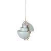 Multi-Lite Pendant Brass Base - seagrey 4 off