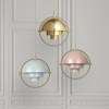 Multi-Lite Pendant Brass Base