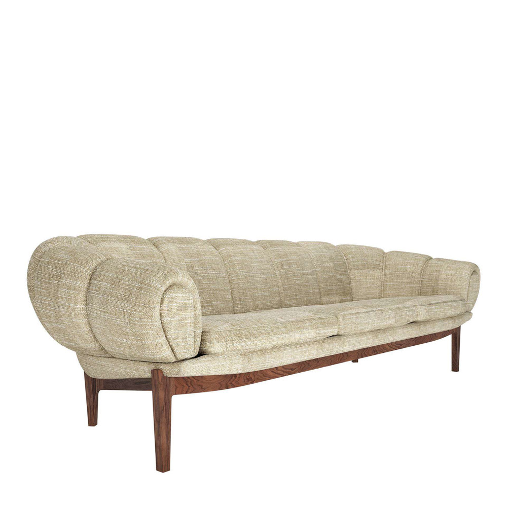 Croissant Sofa with Fabric 