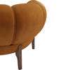 Croissant Sofa with Leather 