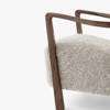 Wulff Lounge Chair - Walnut - Sheepskin Moonlight