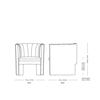 Diagram - Loafer SC23 Lounge Chair