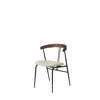 Violin Dining Chair Seat Upholstered
