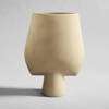 Sphere Vase Square Hexa - Sand