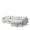 Calmo Sofa 80 3-Seater Chaise Metal Base