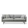 Calmo Sofa 95 2-Seater Metal Base