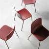 Pato Dining Chair Polypropylene Shell Metal Base