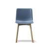 Pato Dining Chair Wood Base Polypropylene Shell