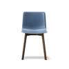 Pato Dining Chair Wood Base Polypropylene Shell