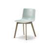 Pato Dining Chair Wood Base Polypropylene Shell