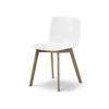 Pato Dining Chair Wood Base Polypropylene Shell