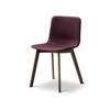 Pato Dining Chair Wood Base Fully Upholstered