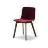 Pato Dining Chair Wood Base Fully Upholstered