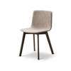 Pato Dining Chair Wood Base Fully Upholstered