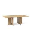 Androgyne Rectangular Dining Table - Natural 210