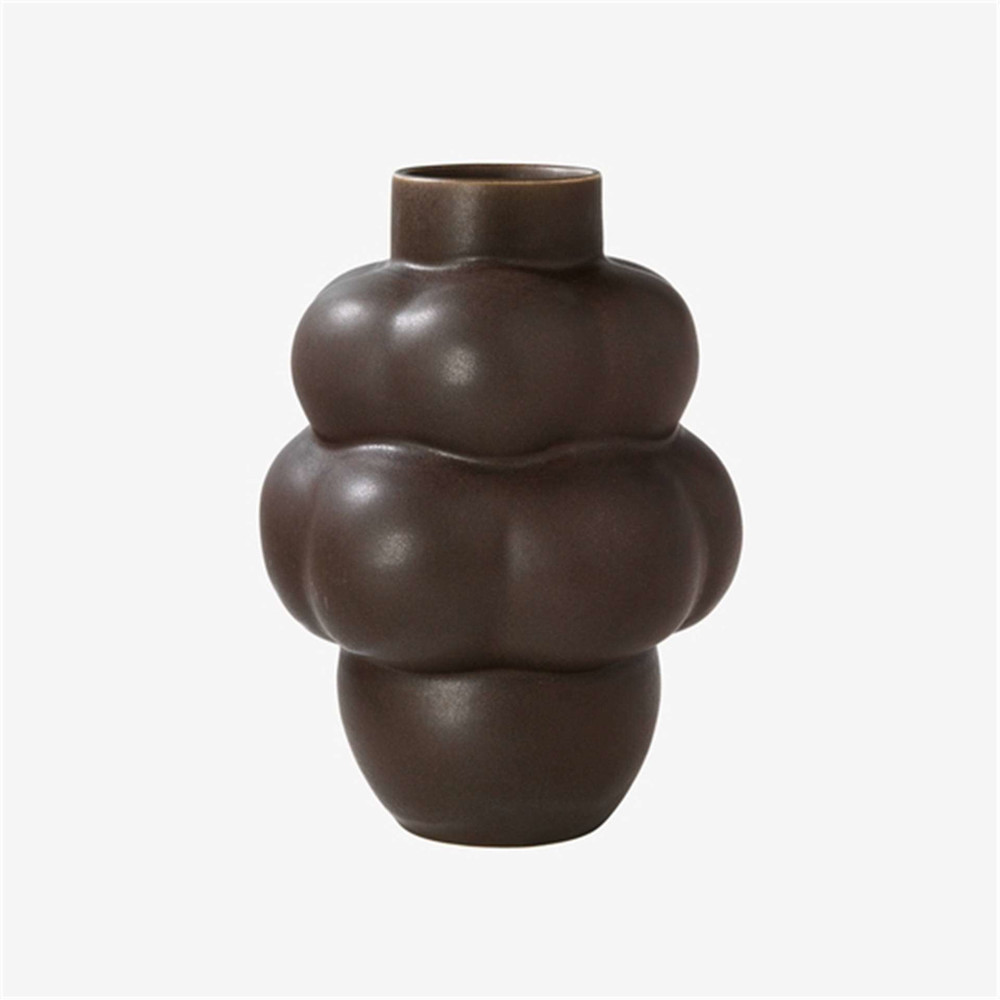 Balloon Ceramic Vase - Shape 04 Mud Brown