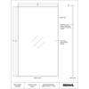 Keene Rectangular Mirror- Diagram
