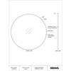 Sami Round Mirror- Diagram