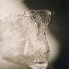 HEIN STUDIO Ostrea Rock Glass Vase Clear