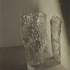 HEIN STUDIO Ostrea Rock Glass Vase Clear