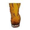 HEIN STUDIO Ostrea Rock Glass Vase Amber