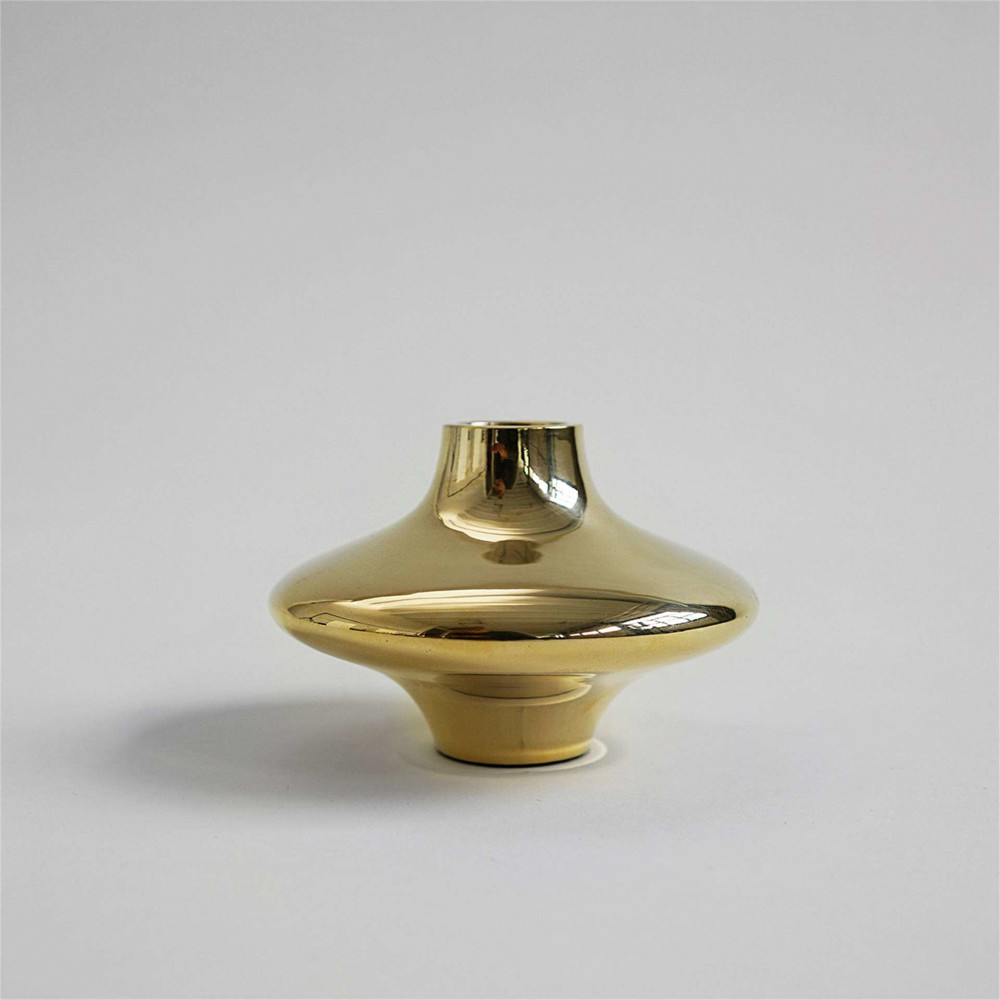 HEIN STUDIO Doublet Candleholder Small Gold