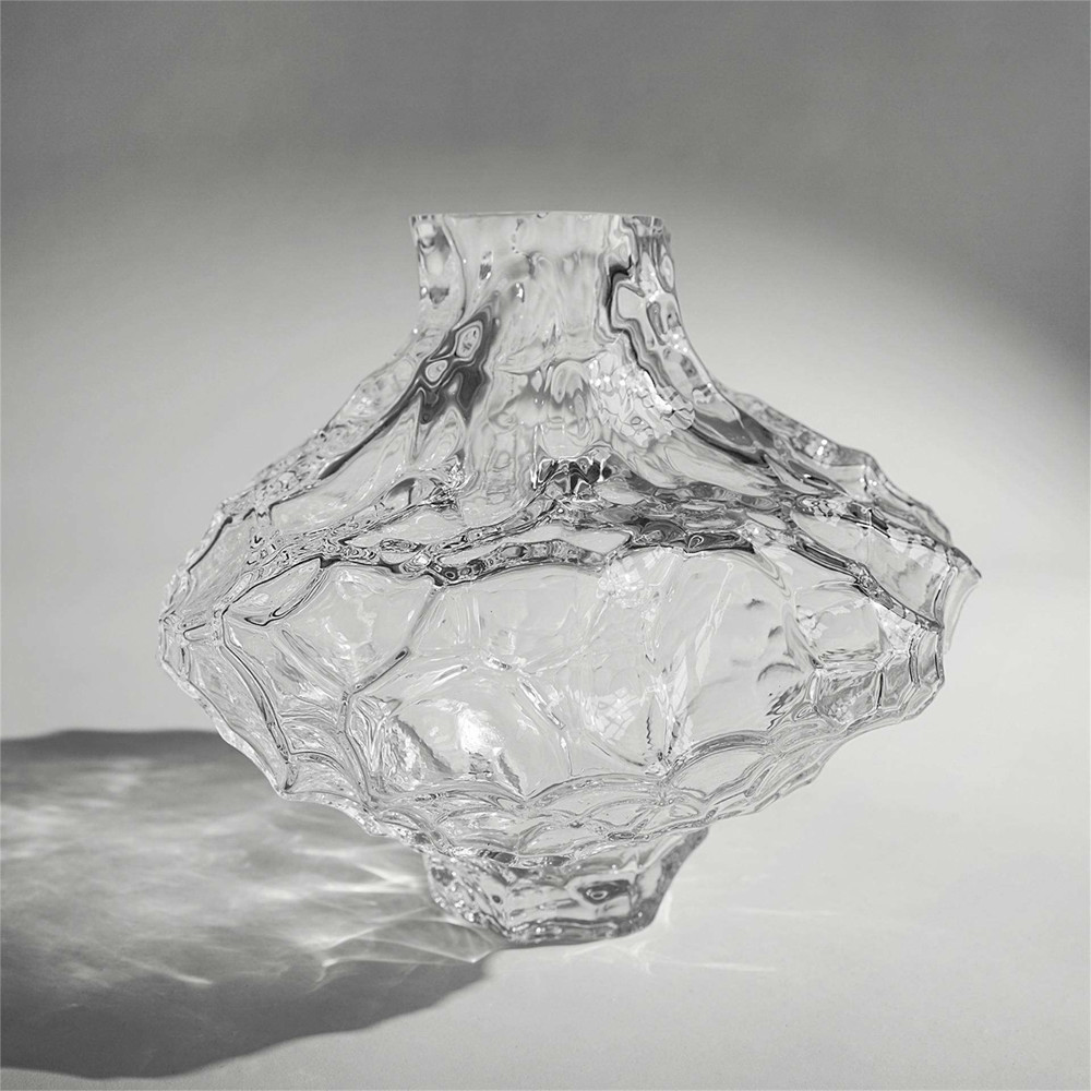 HEIN STUDIO Canyon Vase Clear Large