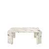 Doric Coffee Table Square Electric Grey Limestone