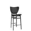 Elephant Bar Chair - Black Oak - Front Upholstered