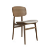 NY11 Dining Chair - Light Smoked Oak - Seat Upholstered - Canvas 114