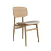 NY11 Dining Chair - Natural Oak - Seat Upholstered - Canvas 114