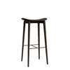 NY11 Bar Stool - Dark Smoked Oak - Bar Height Not Upholstered