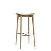 NY11 Bar Stool - Natural Oak - Bar Height Not Upholstered
