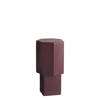 Quartz SideTable - Maroon