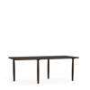 Oku 200 Rectangular Dining Table - Dark Smoked