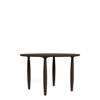 Oku Round Dining Table - Dark Smoked