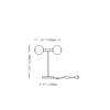 SKLO Stem 2x Table Lamp - Diagram