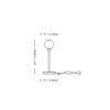 SKLO Stem 1x Table Lamp - Diagram