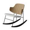 The Penguin Rocking Chair - natural oak solid black ash rocker hallingdal 110