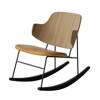 The Penguin Rocking Chair - natural oak solid black ash rocker dakar 0250