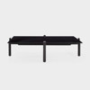 Notch Coffee Table rectangular large black 140x90